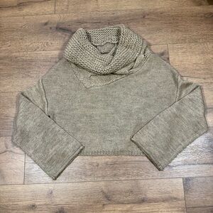 CHELSEA AND VIOLET‎ Wool blend cropped sweater